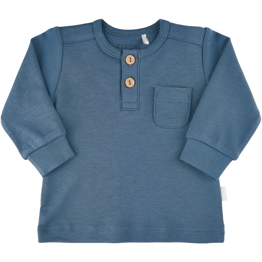 FIXONI Langarm Shirt China Blue