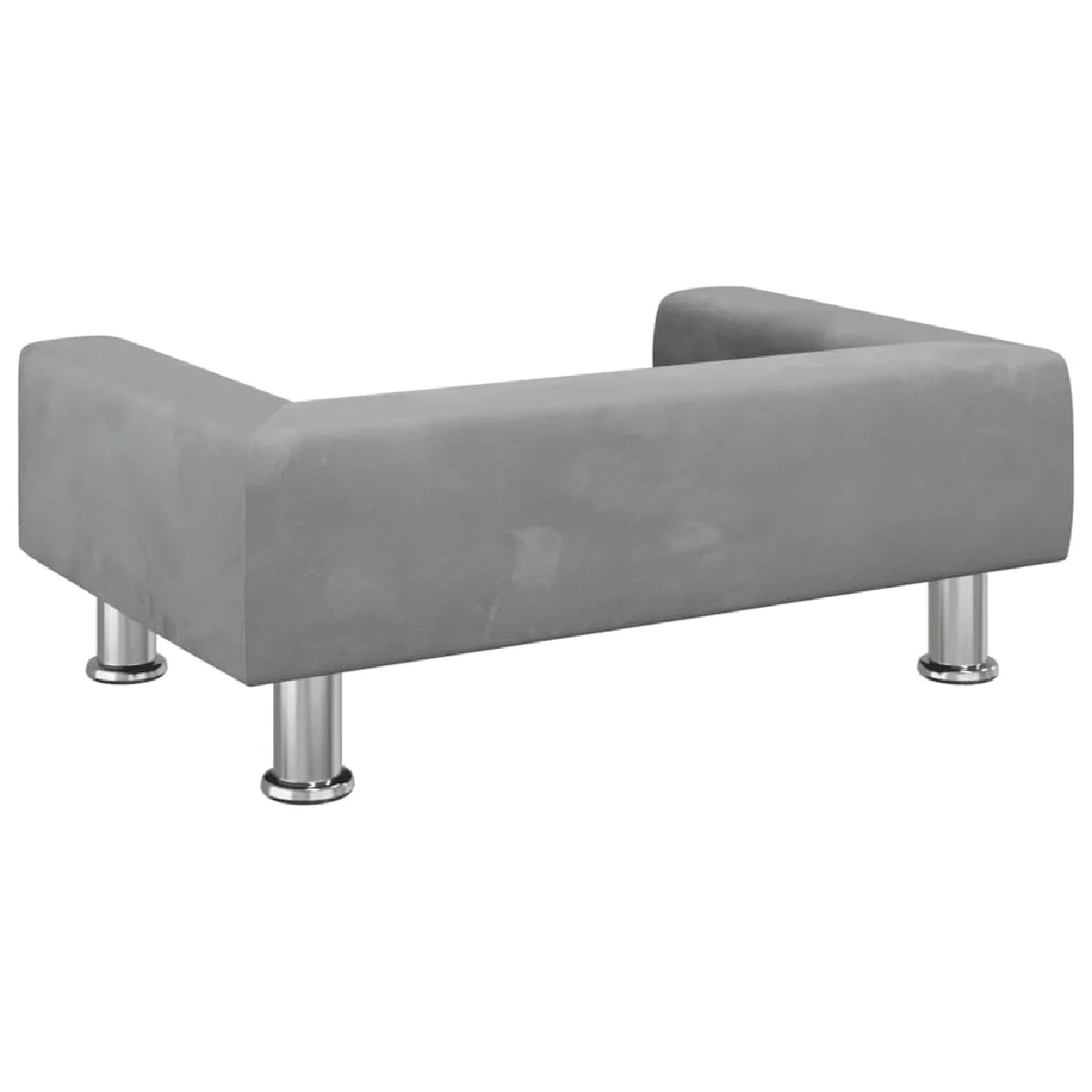 Vidaxl Canapé pour enfants gris clair velours