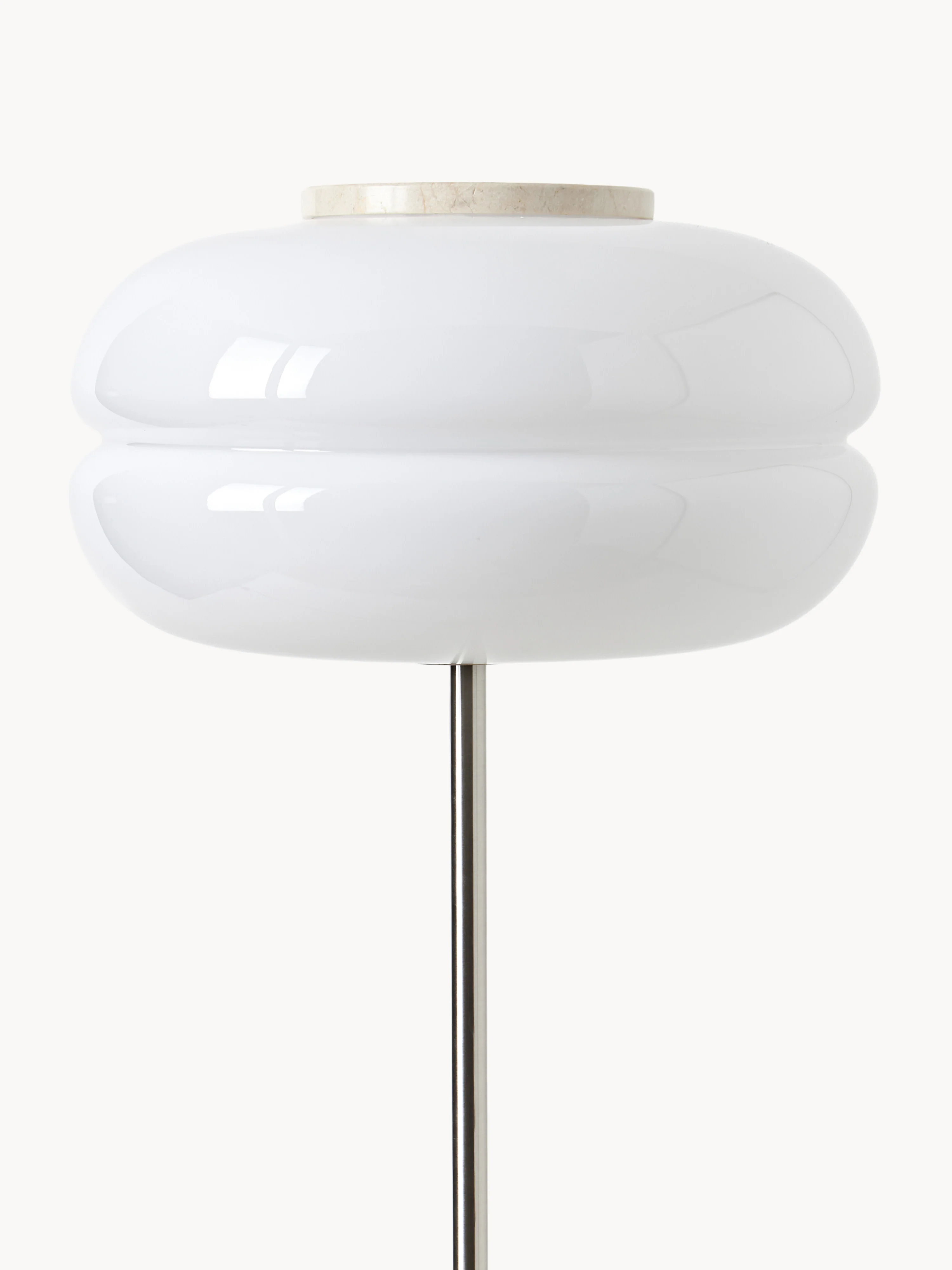 Vloerlamp Bun met marmeren voet