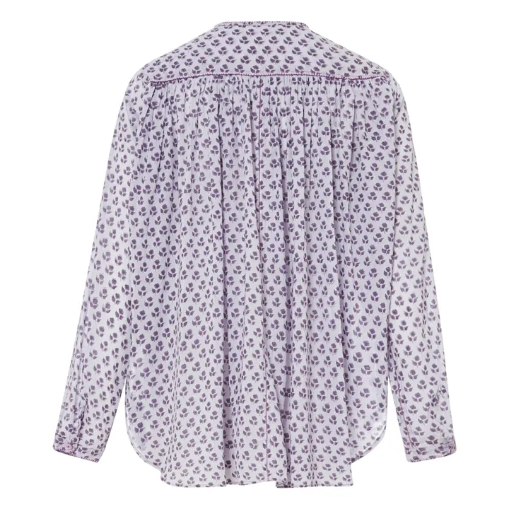 Laurence Bras Blouse Cigar Fleurs | Violet