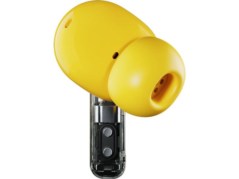 Nothing Ear Wireless In-Ear-Kopfhörer Ear (a) 3.Gen. Gelb Transparente In-Ear-Kopfhörer mit aktiver Geräuschunterdrückung
