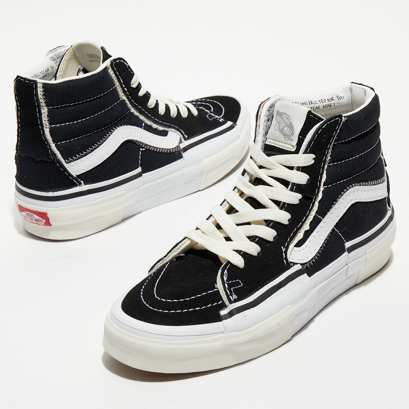 Vans Baskets SK8-Hi Reconstruct noires