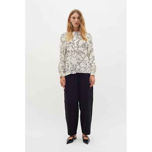 InWear BaitIW Bluse, Noncolor Silhuette Lines, 40