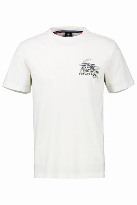 Lerros witte heren t-shirt
