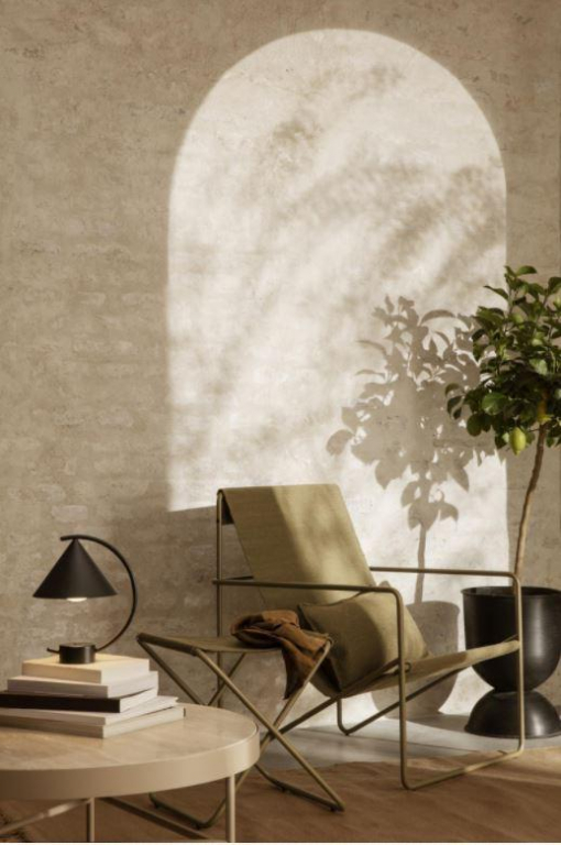 Ferm Living Meridian tafellamp LED oplaadbaar zwart