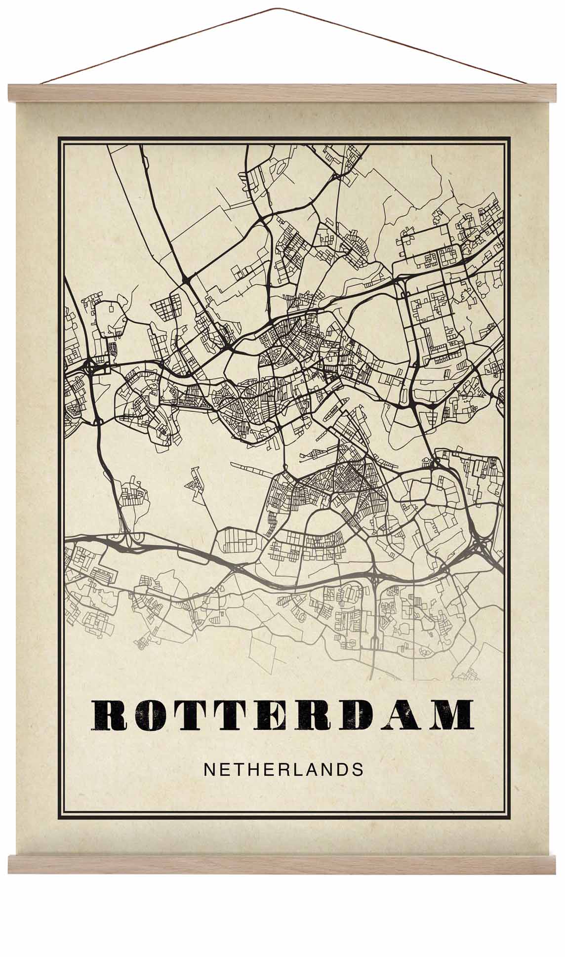 Rotterdam Stadt Sepia