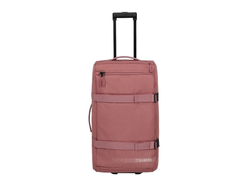 travelite Kick Off Rollenreisetasche L Rosa Reisekoffer