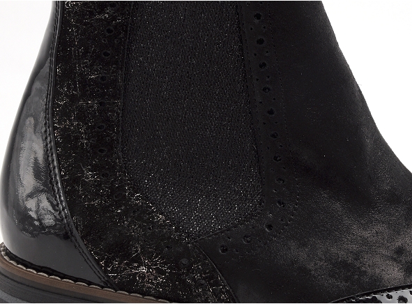 Gr boots bottine plates femme tiacle noir