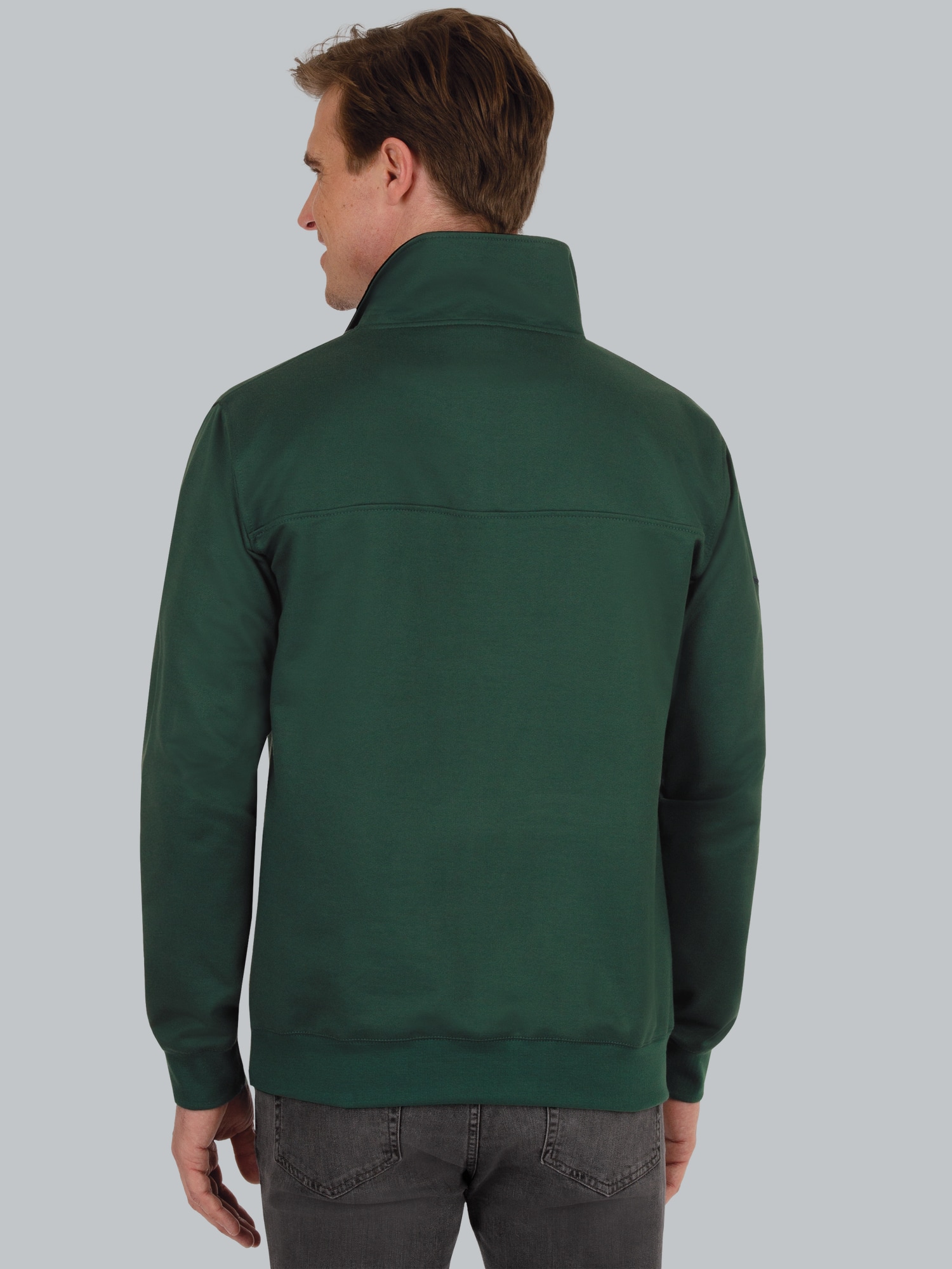 Sweatshirt mit Reißverschluss Tanne