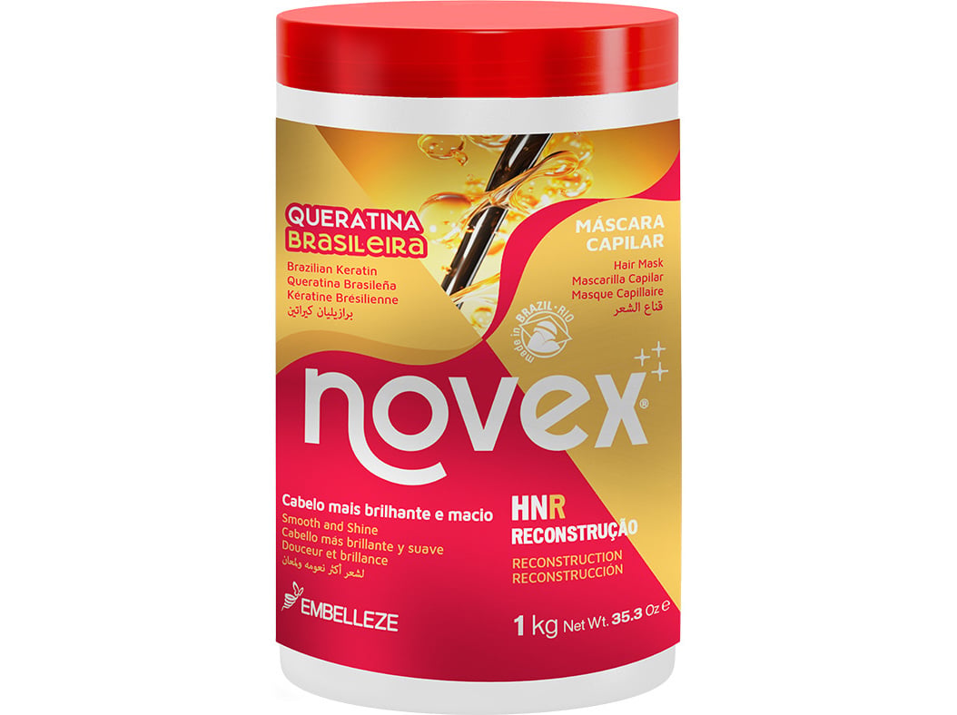 MÁSCARA NOVEX QUERATINA BRASILEIRA 1KG