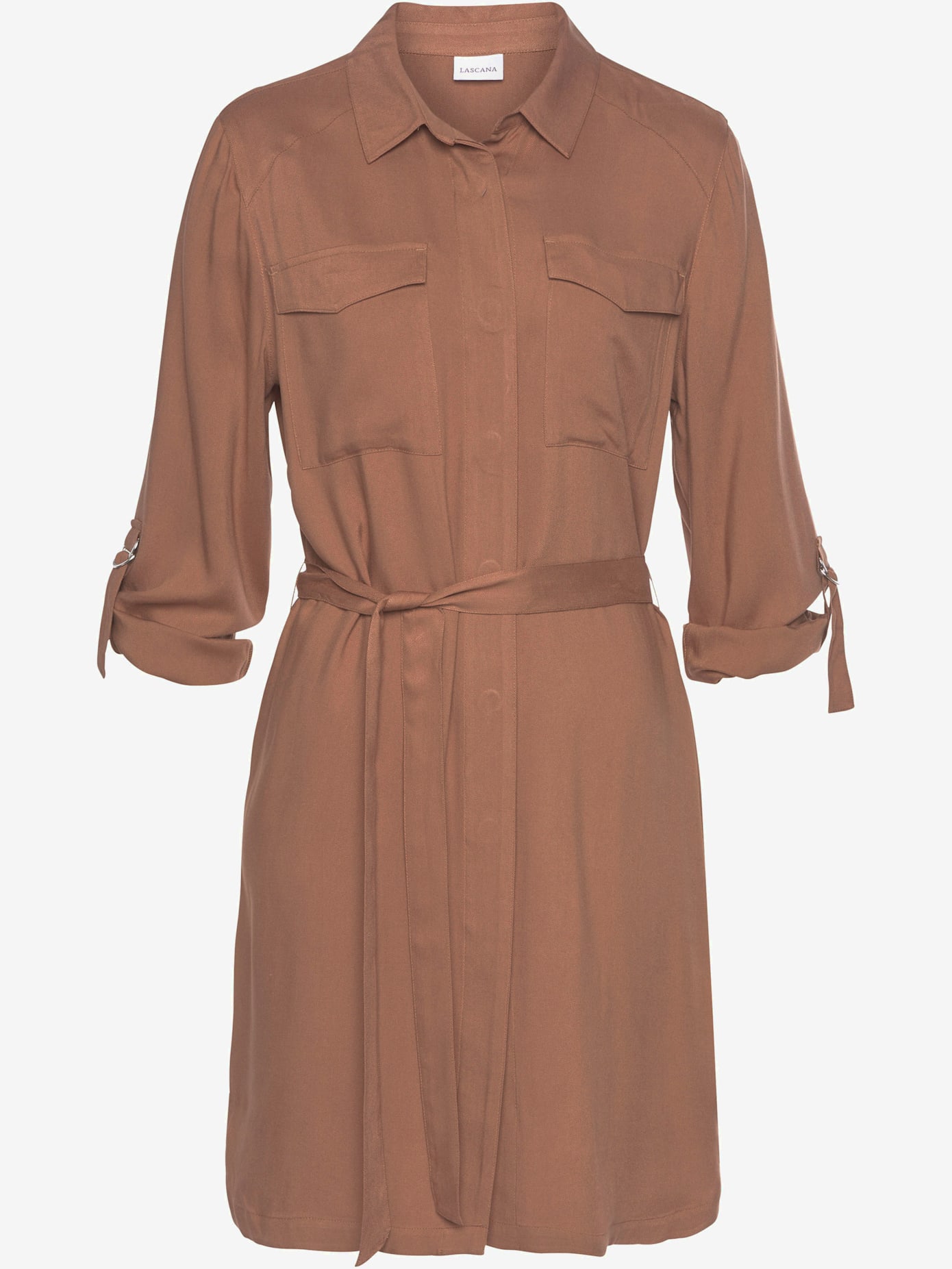 Robe-chemisier col chemisier