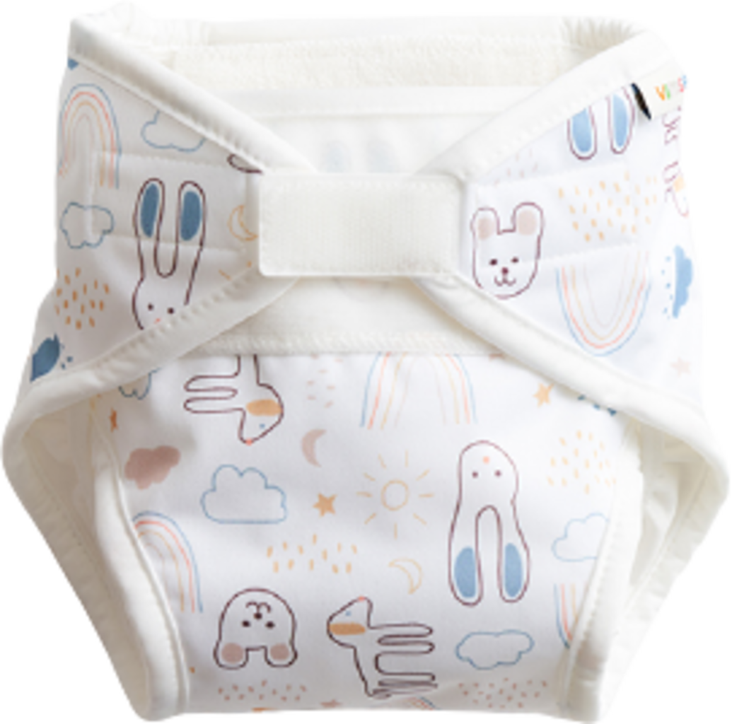 Vimse  Windelüberhose S, White Teddy