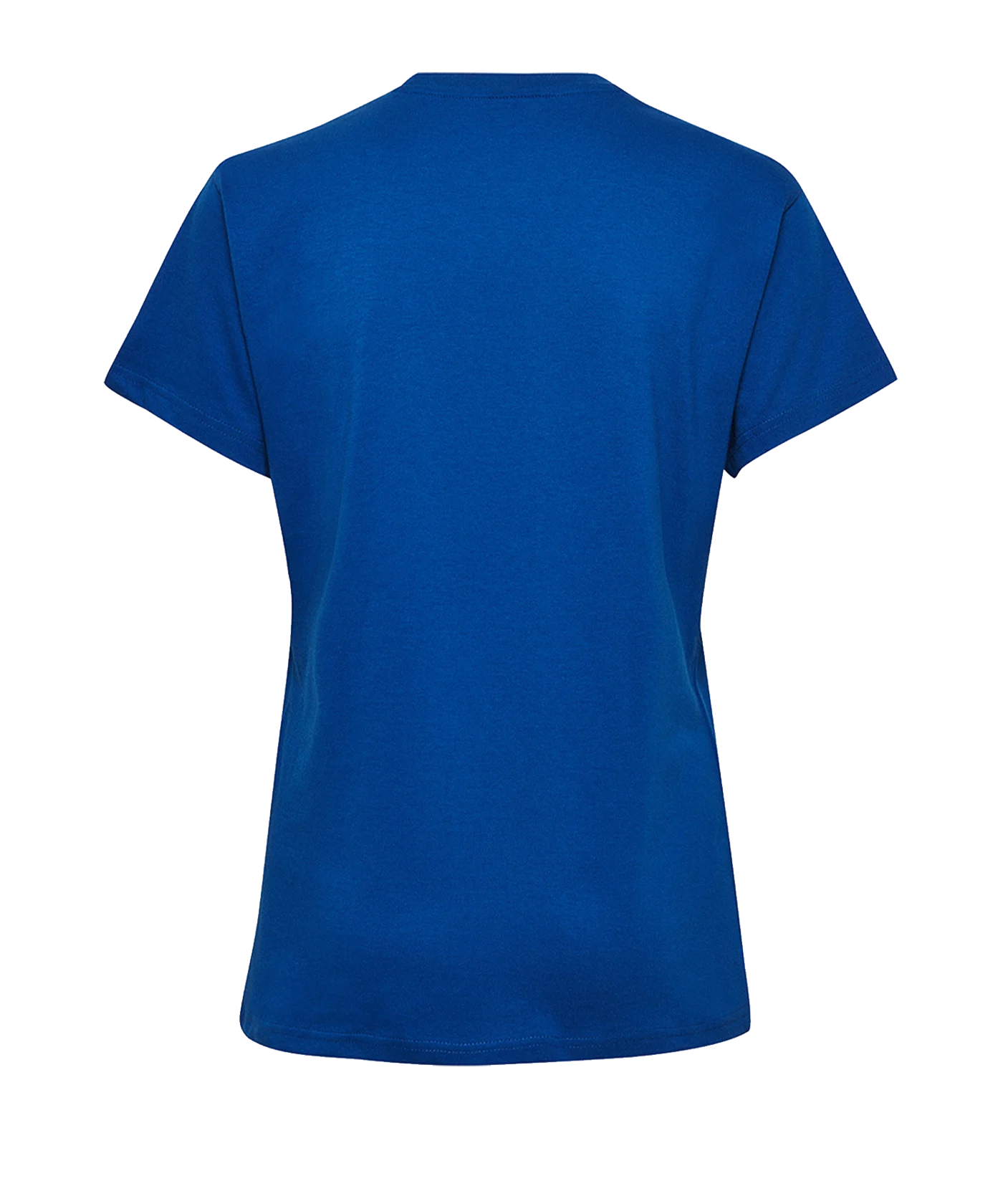 Hummel Cotton T-Shirt Logo Damen Blau F7045