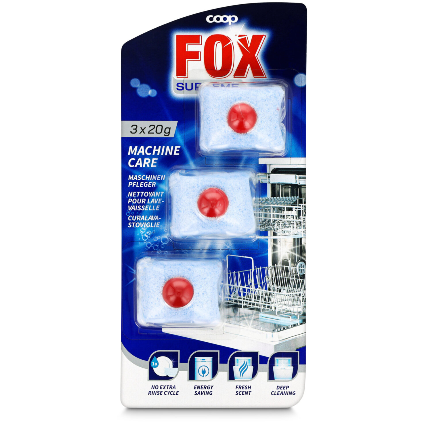 Fox Supreme Maschinenreiniger Tabs 3x20g
