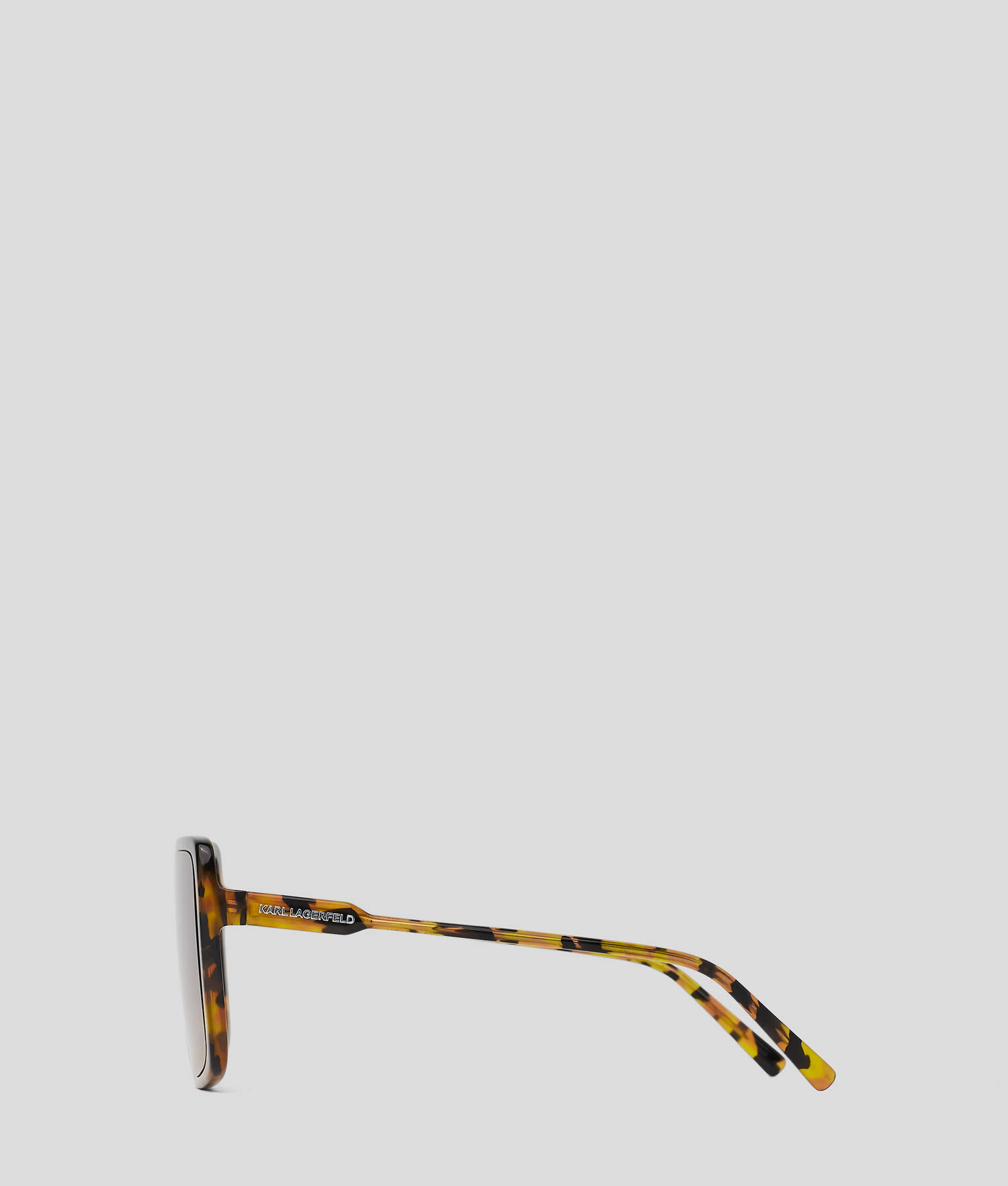 LUNETTES DE SOLEIL AVEC LOGO KARL - Marbre brun