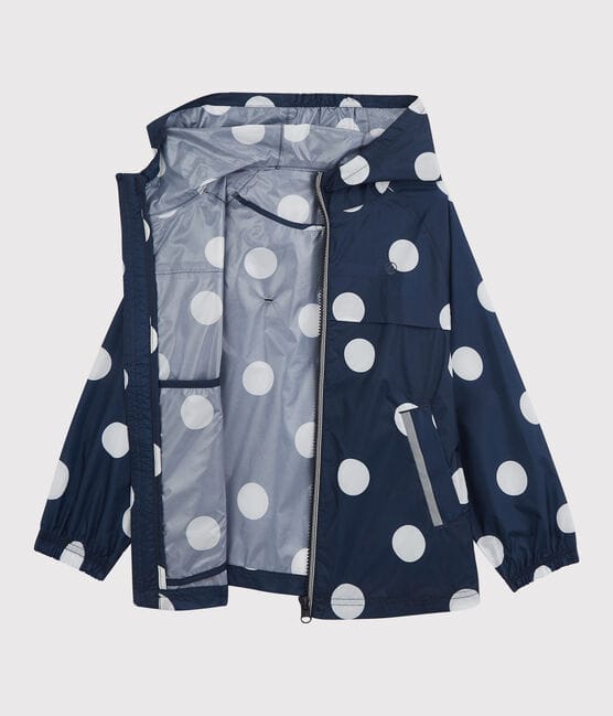 Coupe-vent mi-long polyester recyclé enfant fille