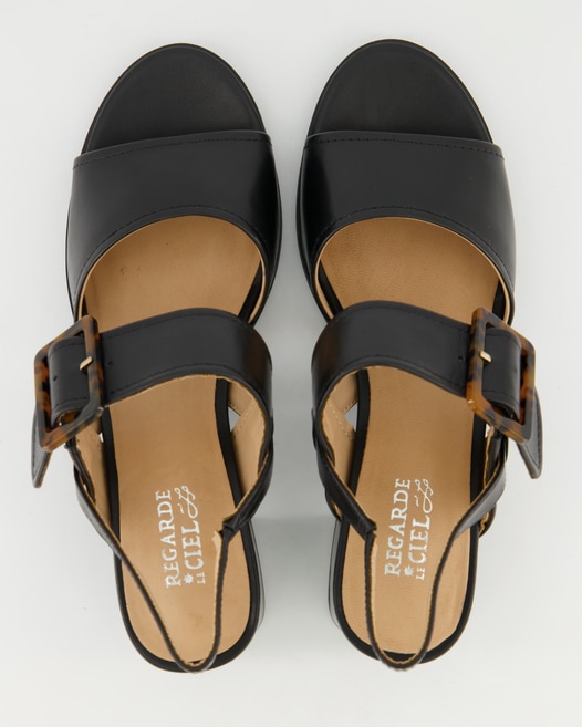 Regarde Le Ciel Leonor 05 Sandalen in Schwarz