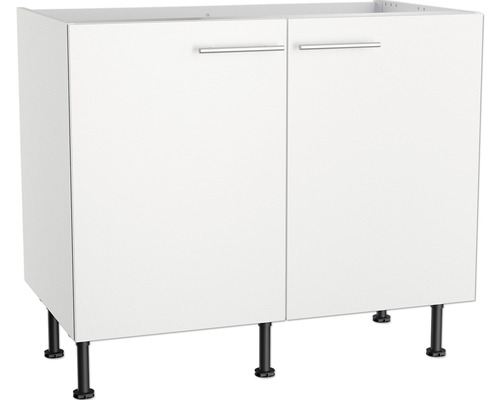 Optifit spoelbakkast Bengt932 BxDxH 100x58,4x87 cm wit mat gedemonteerd scharnier omkeerbaar (links of rechts te monteren)