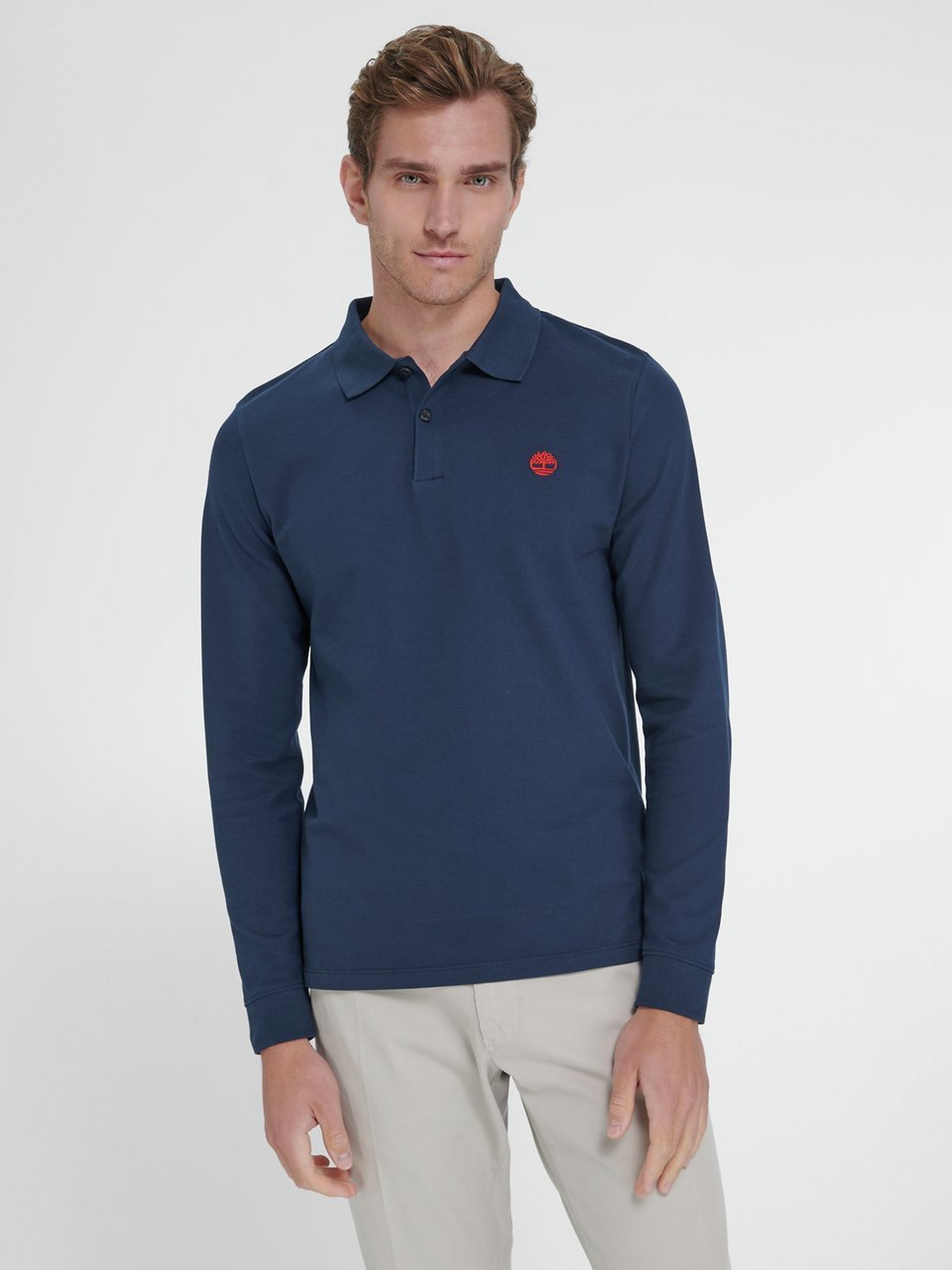 Polo-Shirt „LS Pique Polo Slim“