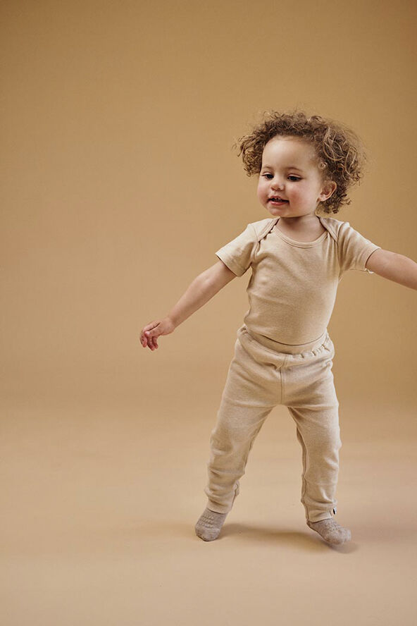 GoBabyGo Hazel Body Kortærmet - Plantefarvet Ash