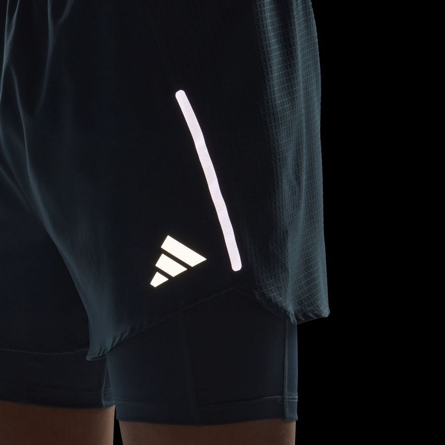 adidas Short Running Designed 4 Running 2 EN 1 - Vert