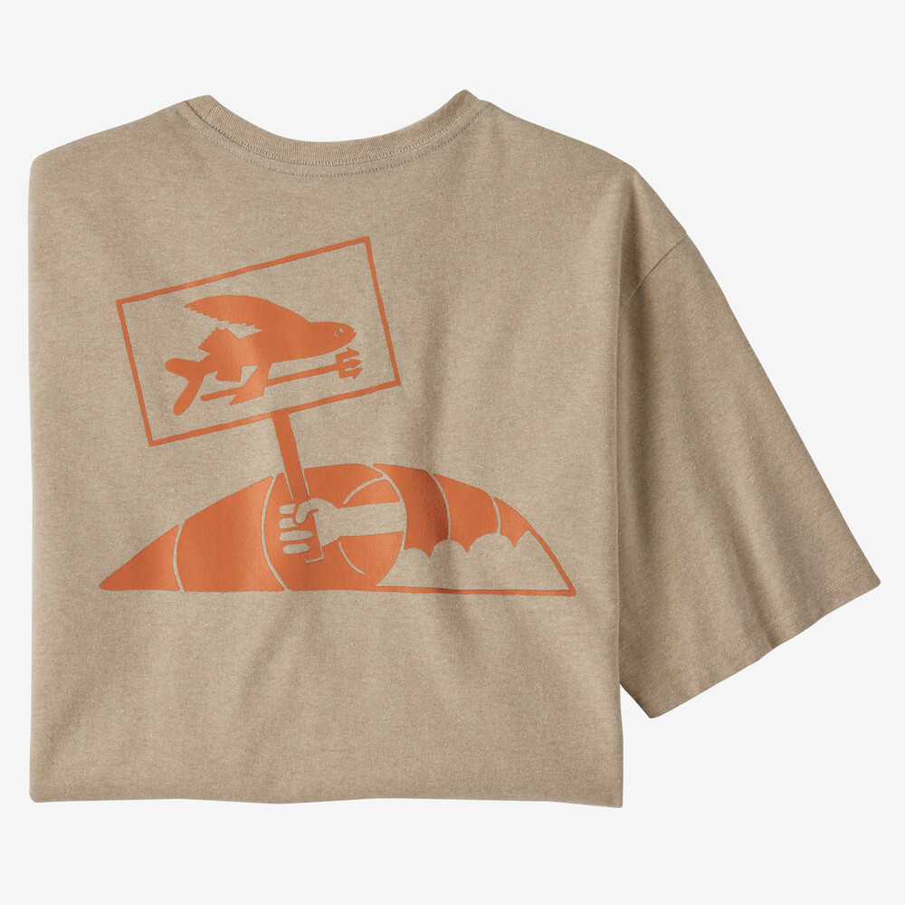 Herren-T-Shirt „Flying Fish Protest Responsibili-Tee“