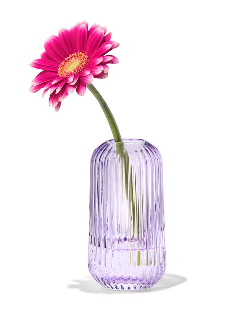 vase verre 2.5x11 lilas