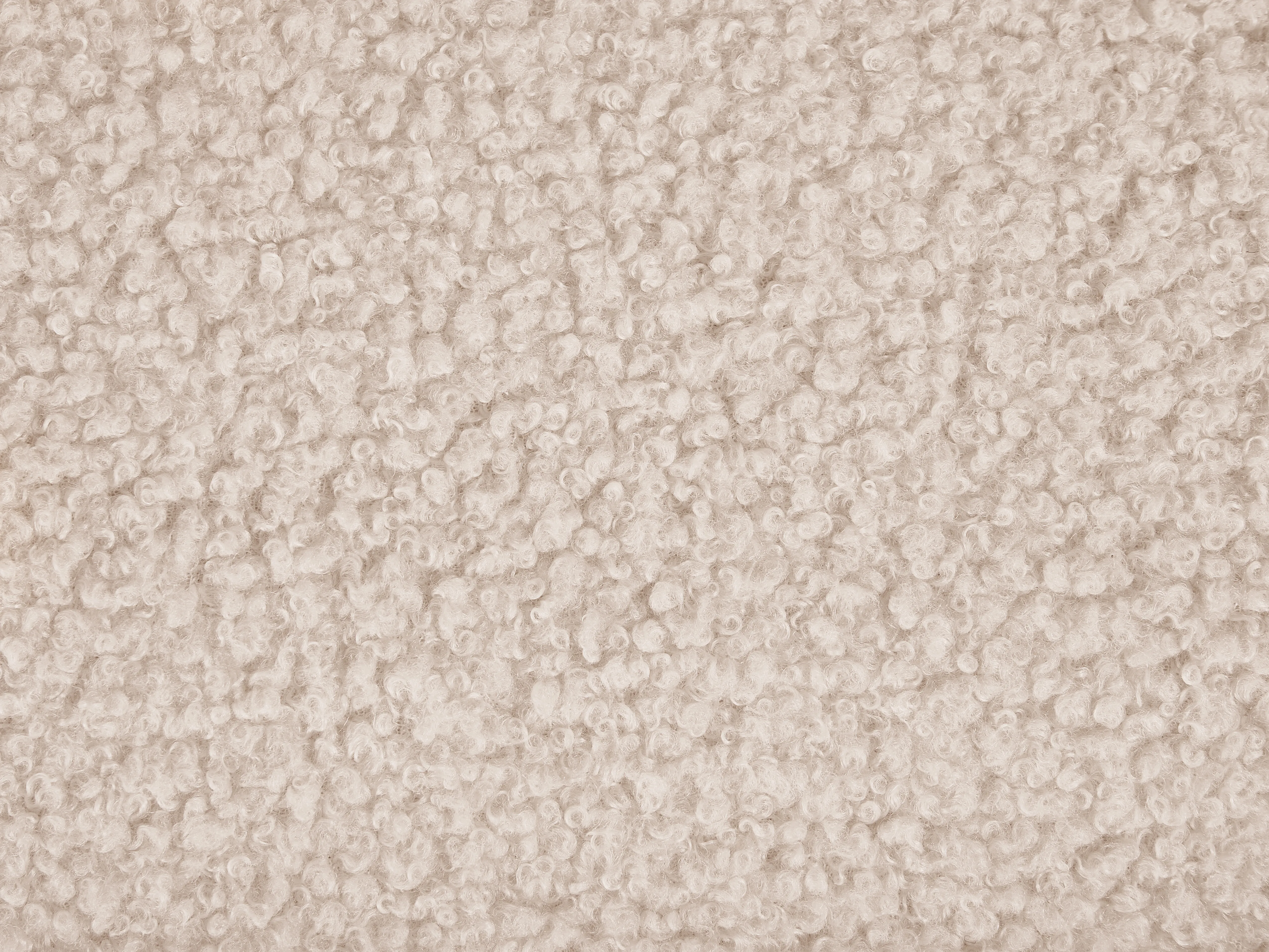 Ottomaan KIVVIK Bouclé Beige