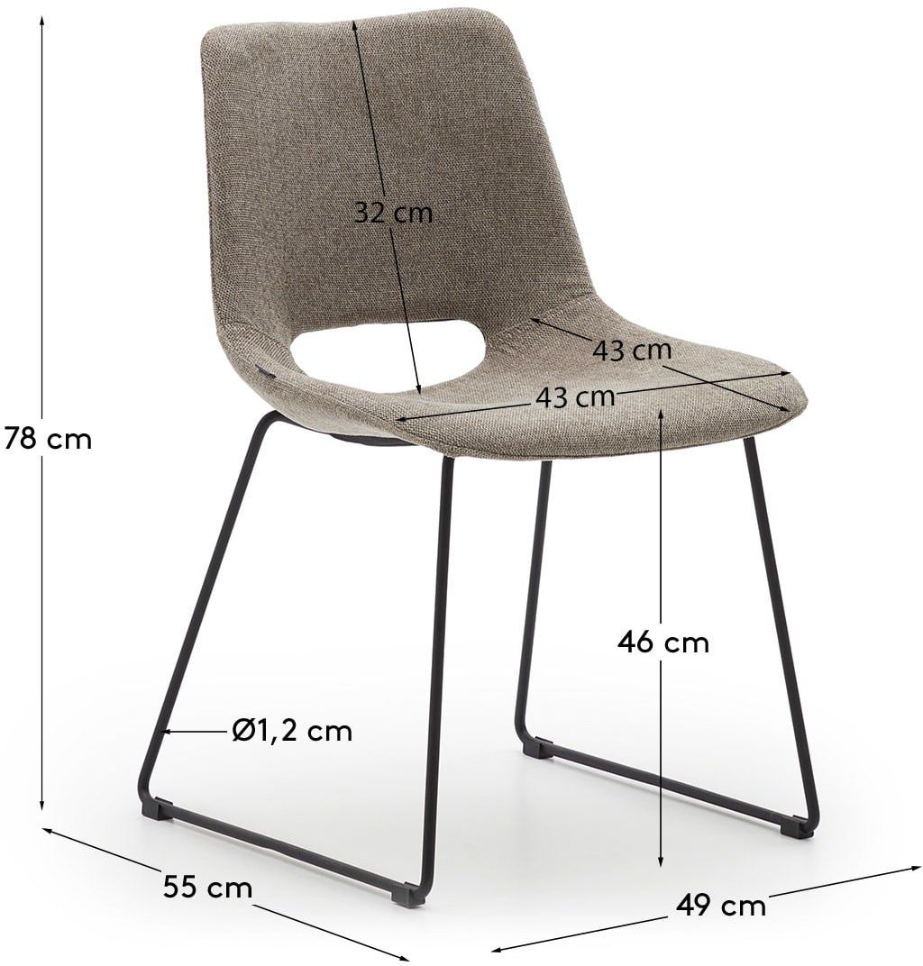 Kave Home   Zahara Eetkamerstoel