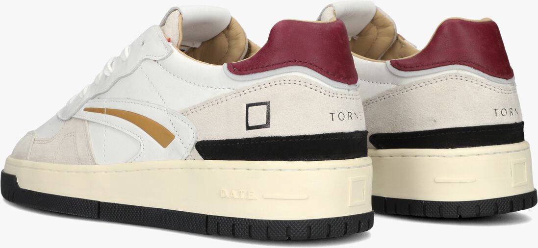 witte d.a.t.e lage sneakers torneo pure vintage