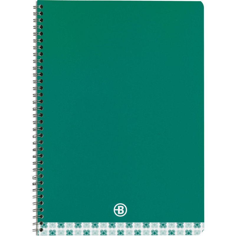Cahier spirale standard Bruneau A4 21 x 29,7 cm petits carreaux 100 pages