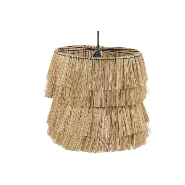 Suspension naturel métal 40 w jute (40 x 40 x 53 cm)