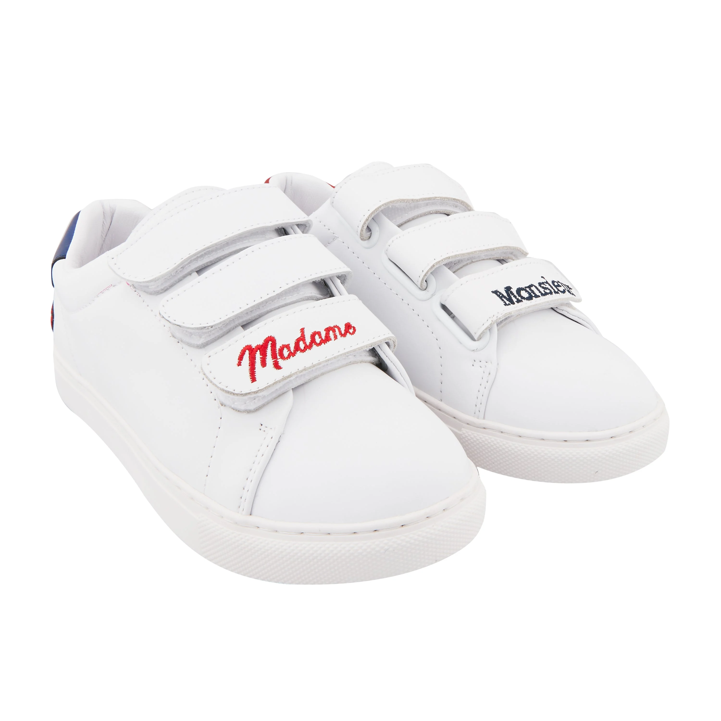 EDITH MADAME MONSIEUR - Sneakers en cuir | Blanc