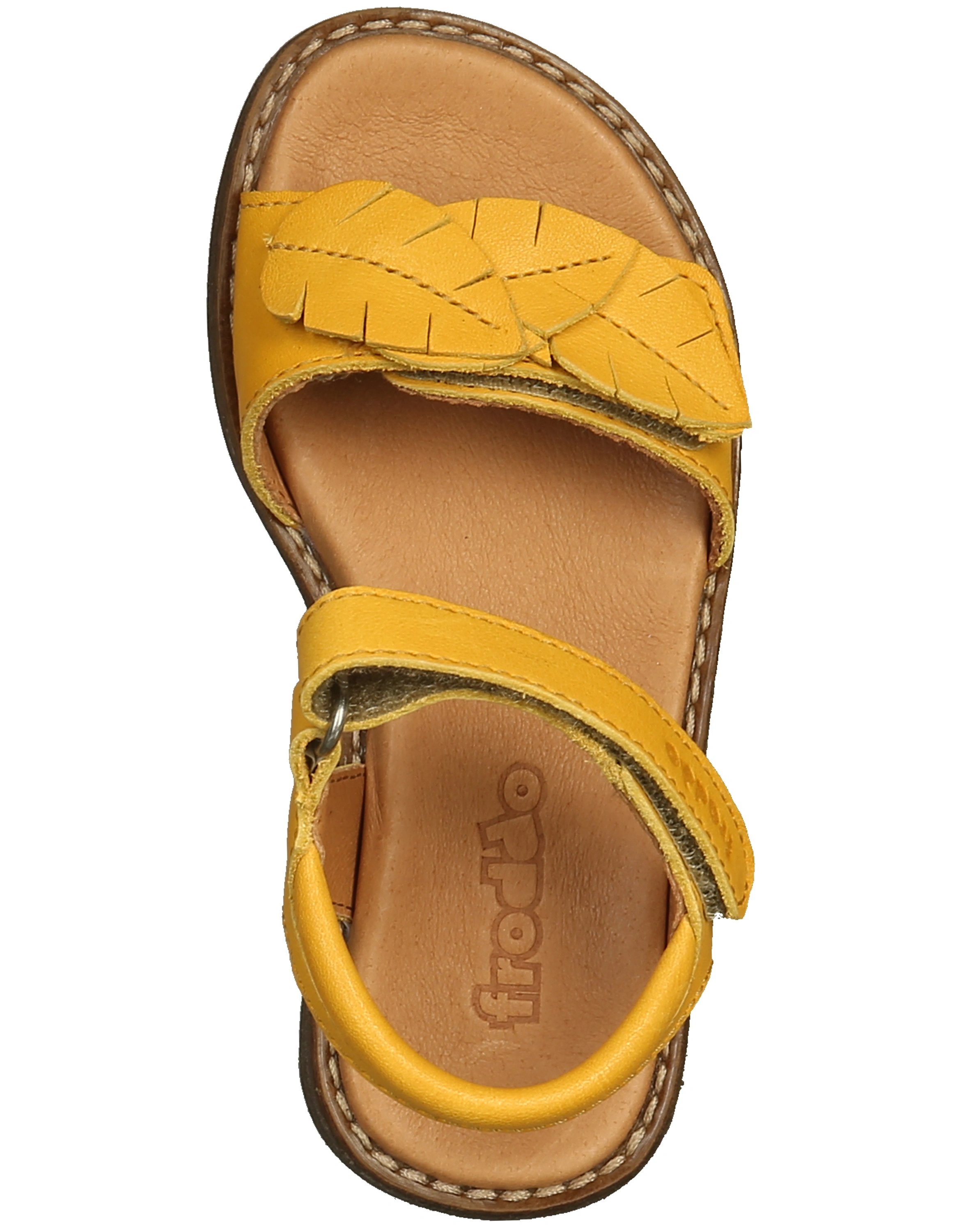 Sandale LORE LEAVES in dark yellow