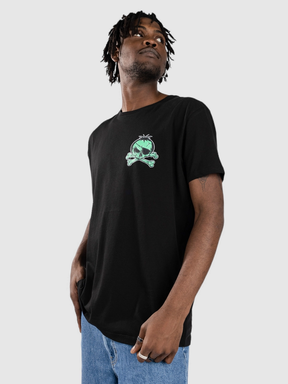 Blue Tomato Pirate Glow T-Shirt black