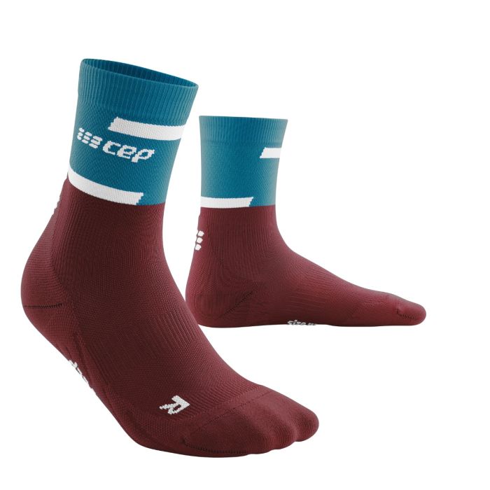 CEP Dame Strømper The Run Socks Mid Cut V4 Rød