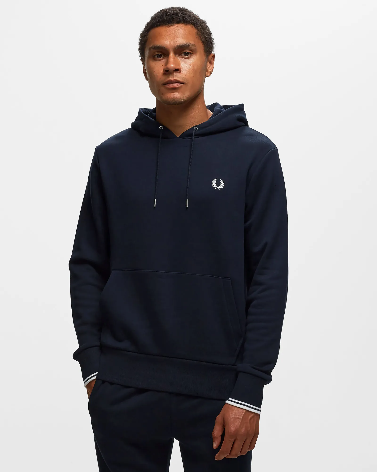 Fred Perry TIPPED HOODED SWEATSHIRT