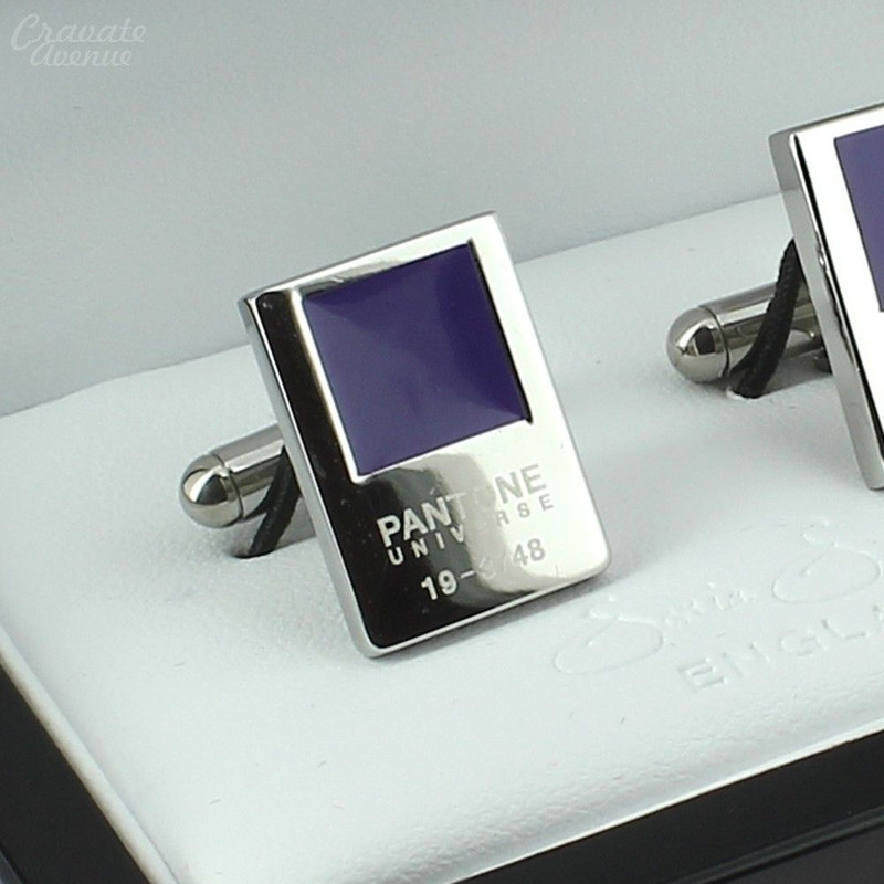 Boutons de manchette, Pantone Prism Violet Chip