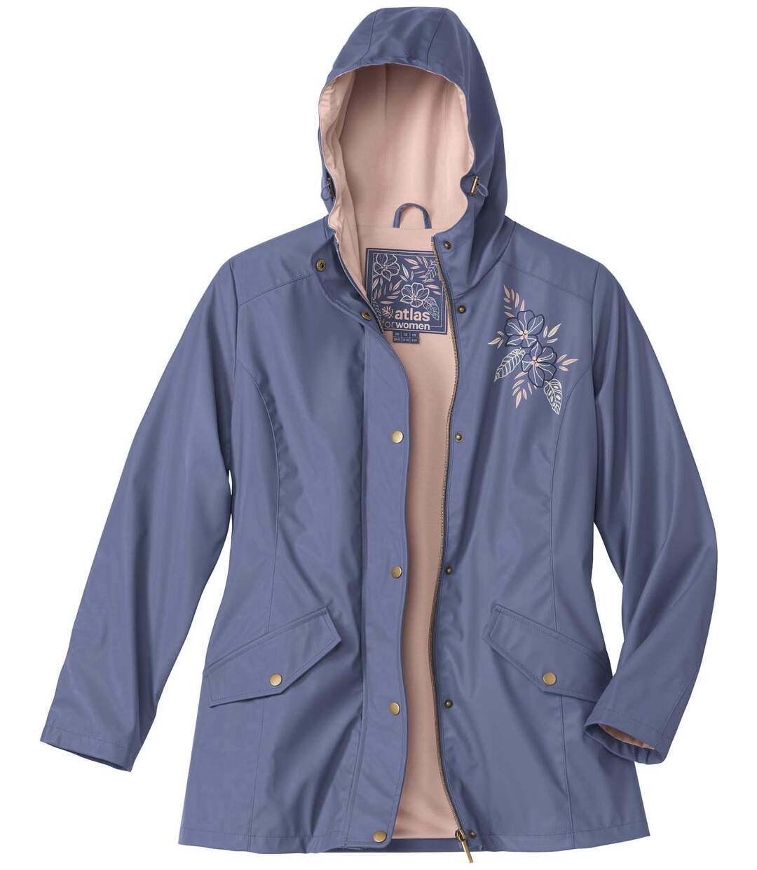 Parka Coupe-vent Toile Cirée à Capuche