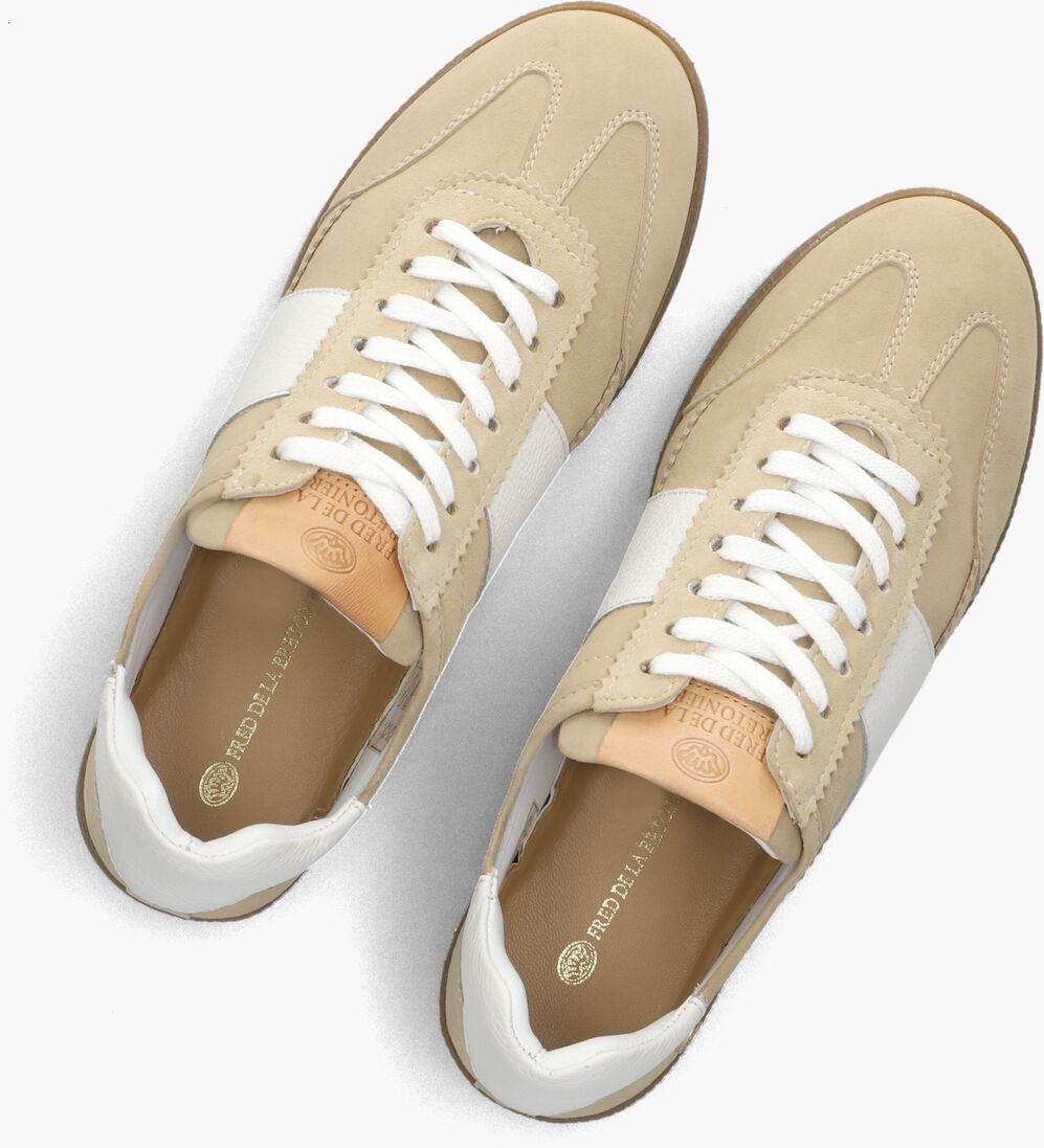 beige fred de la bretoniere lage sneakers zazza ella