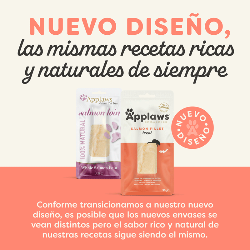 Lombo de salmão Applaws para gatos