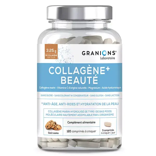 Granions Collagène+ Beauté Chocolat 120 comprimés à croquer