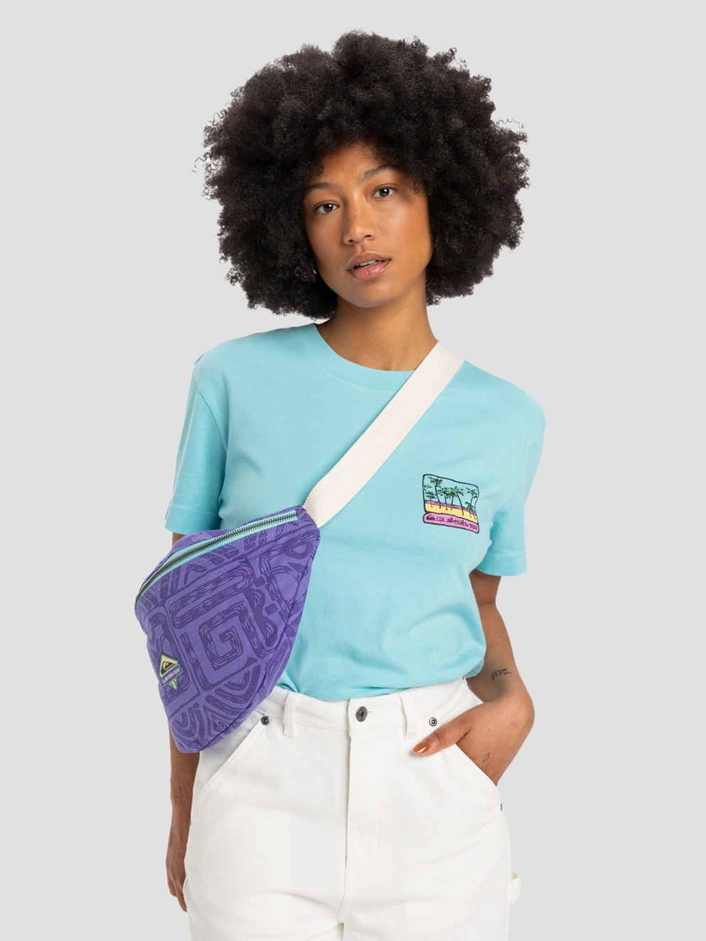 Quiksilver Global Heat Bumbag Hip Bag dusted peri global heat