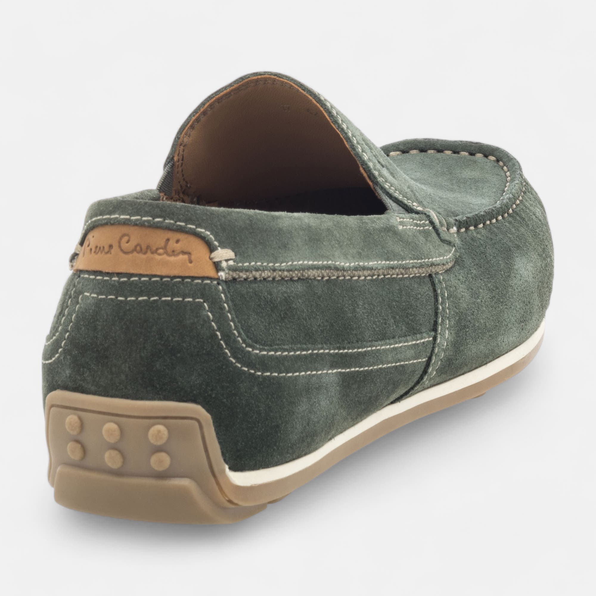 Mocassins Homme en cuir vert