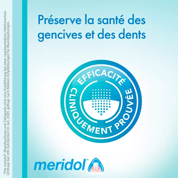 Pasta de dentes Meridol Complete Care, embalagem com 2 unidades de 75ml