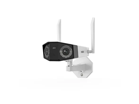 Reolink Duo Series 2 WiFi - Netværksovervågningskamera - udendørs, indendørs - vejrbestandig - farve (Dag/nat) - 8 MP - 4608 x 1728 - 4K - fast brændvidde - audio - trådløs - WiFi - LAN 10/100 - H.265 - DC 12 V