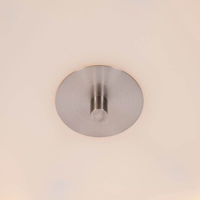 Landelijke plafondlamp zwart 70 cm - Drum