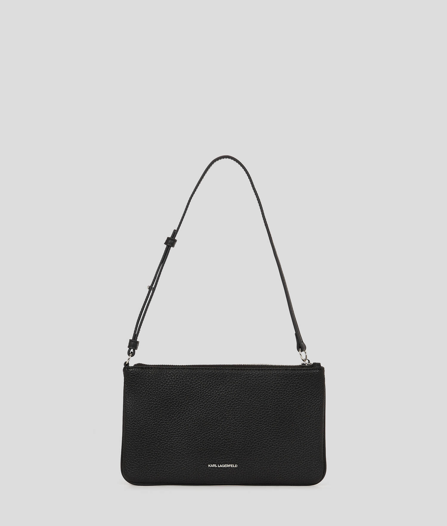 POCHETTE EN CUIR GRAINÉ K/SKUARE