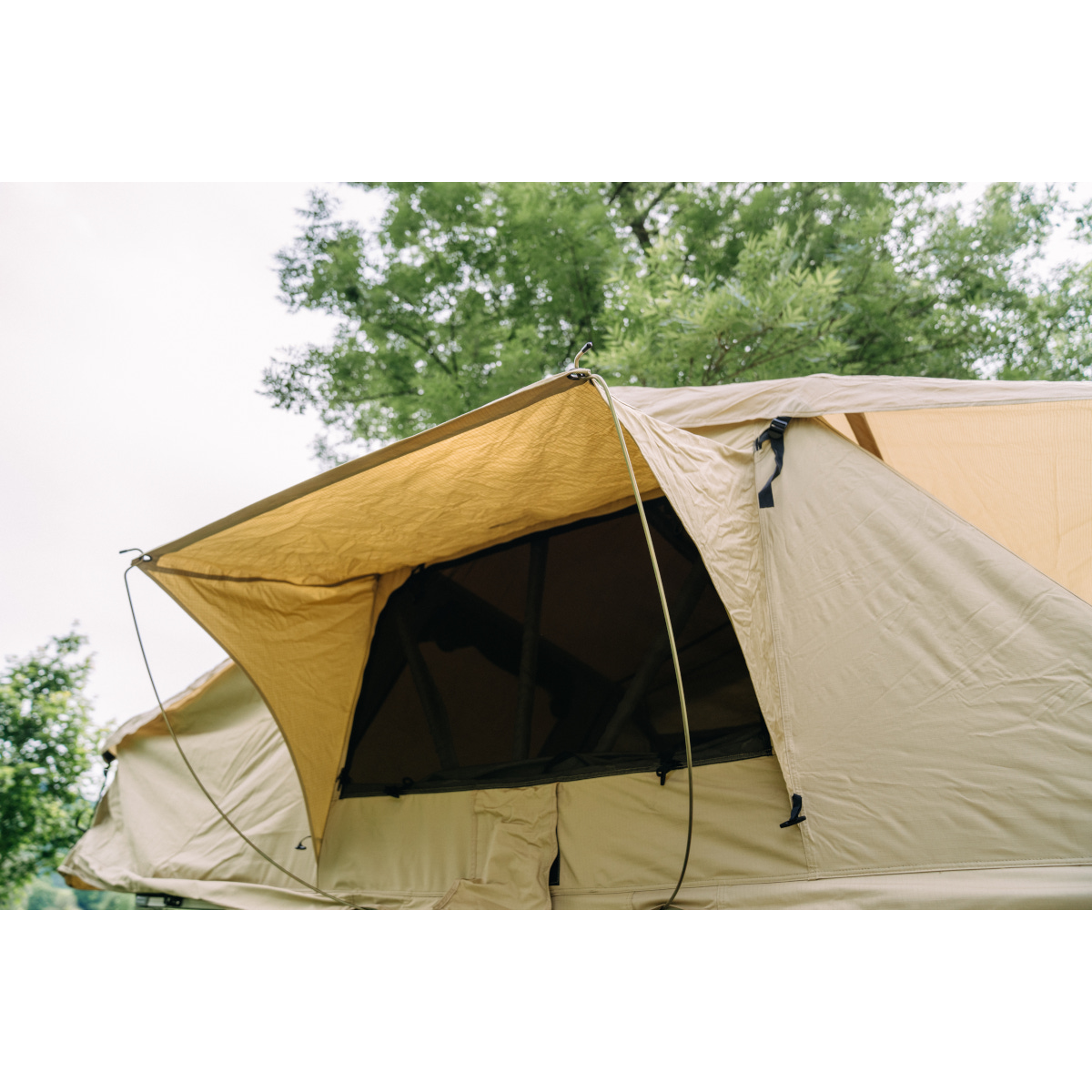 OutdoorU Family 3Pers daktent incl voortent & ladder - Green