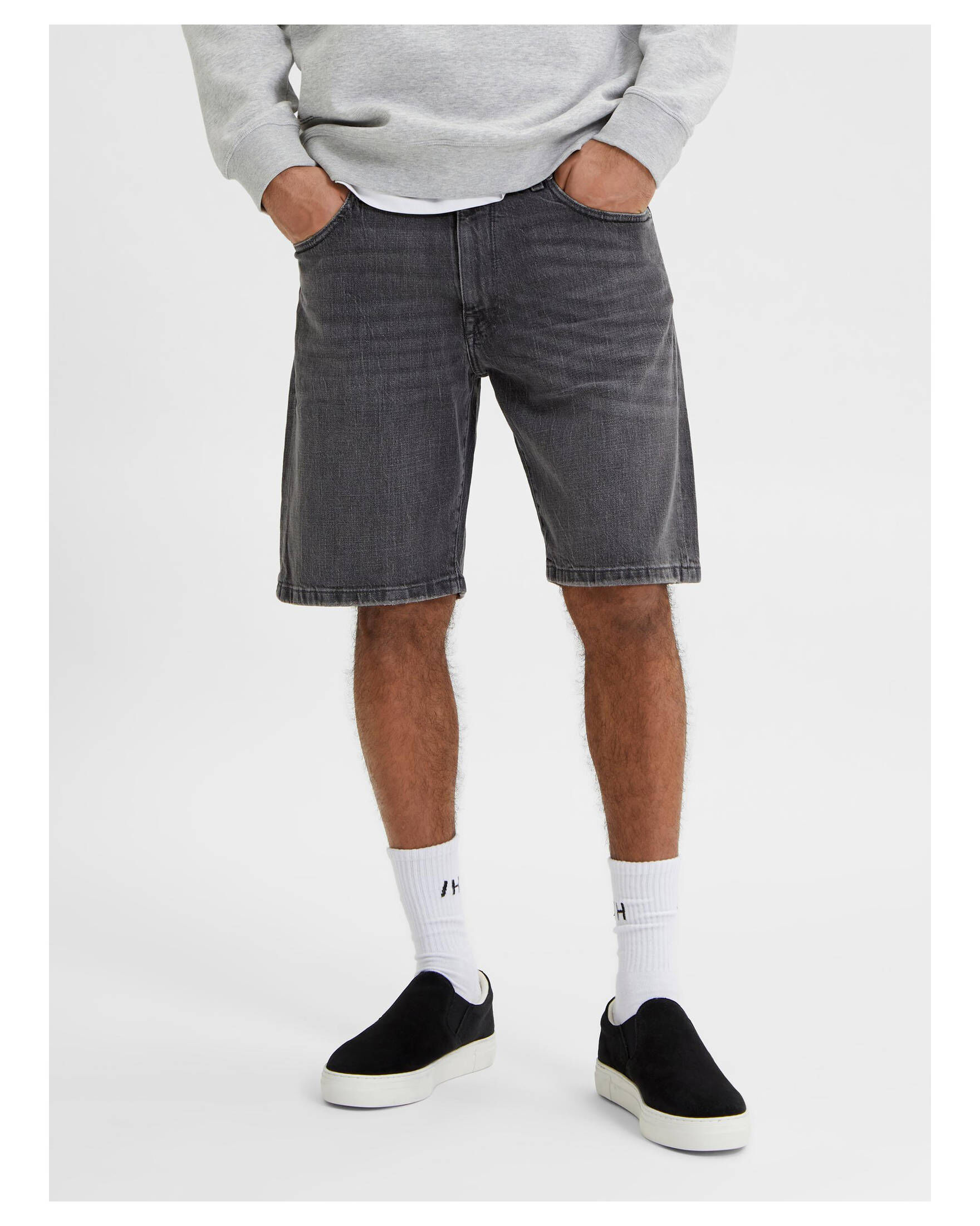 Selected Homme| Herren Jeansshorts Slim Fit